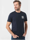 Hugo Vintage Logo Tee - Navy