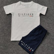 Kids Hilifiger Signature Short Set - White/Navy - Brand Store