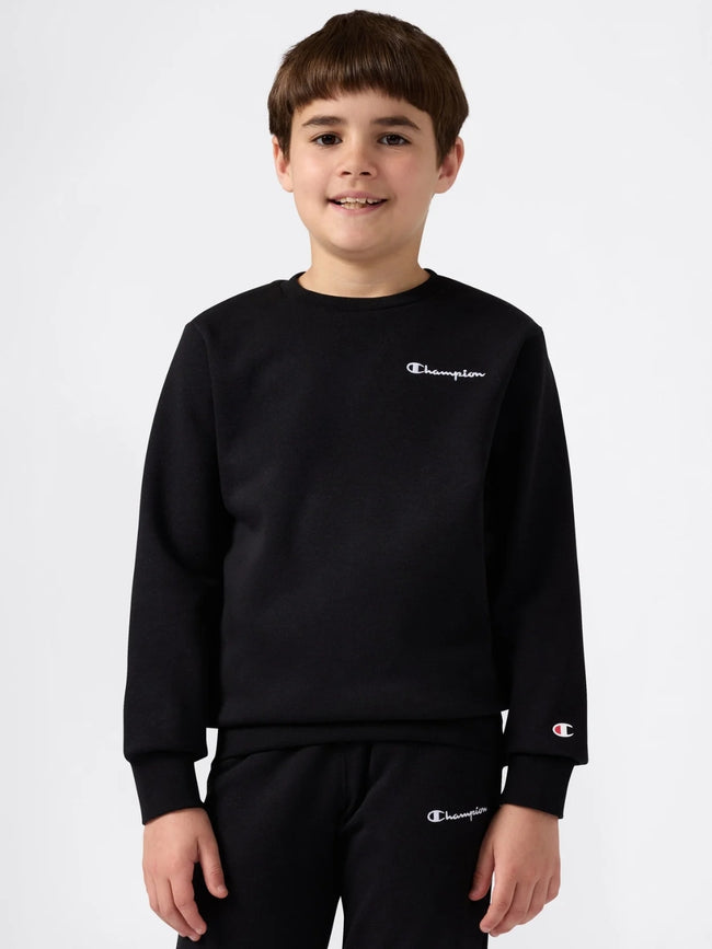 Champion Chest Logo Sweatshirt - Black - Brand Store