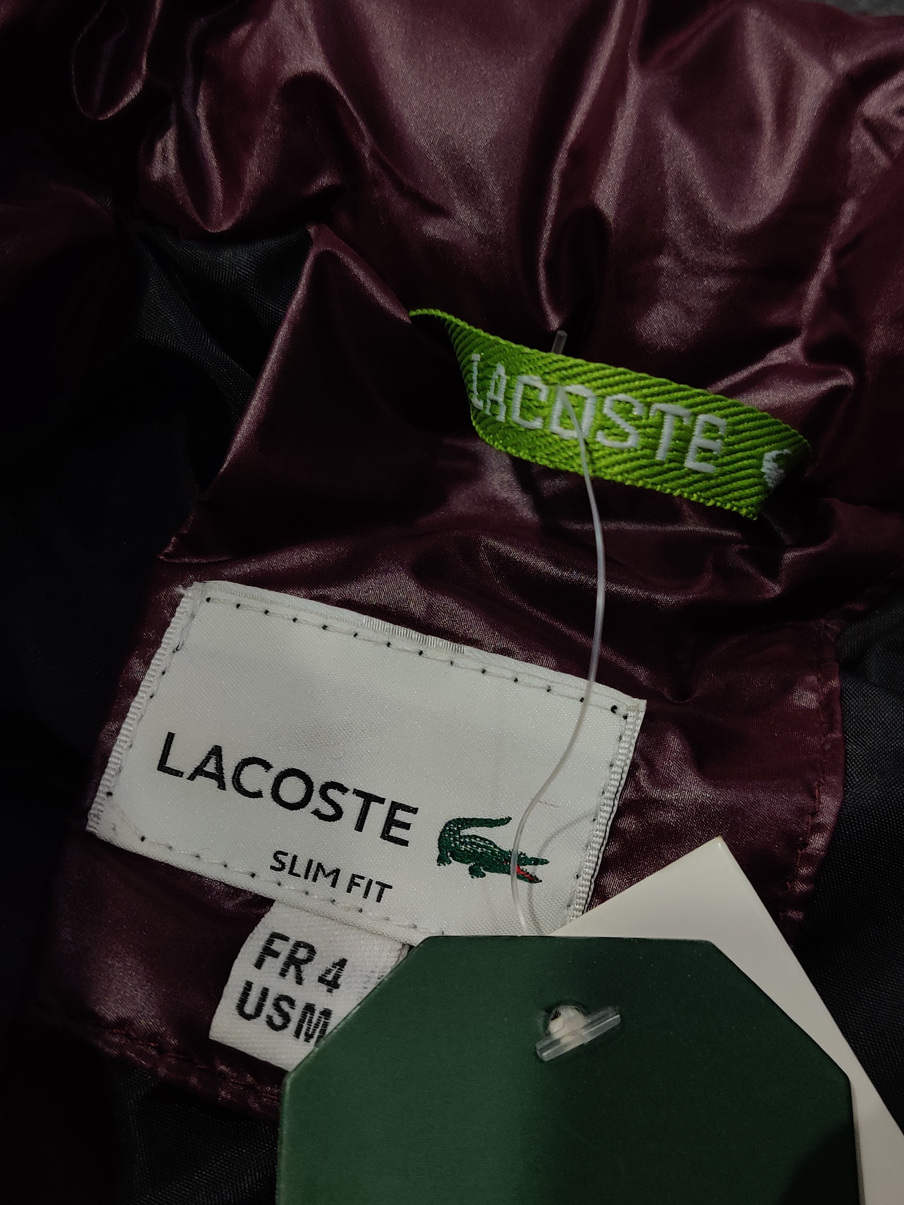 LCST Colorblock Puffer Jacket - D Burgundy/Black