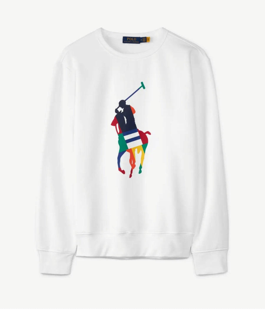 Polo Multi Pony Sweatshirt - White