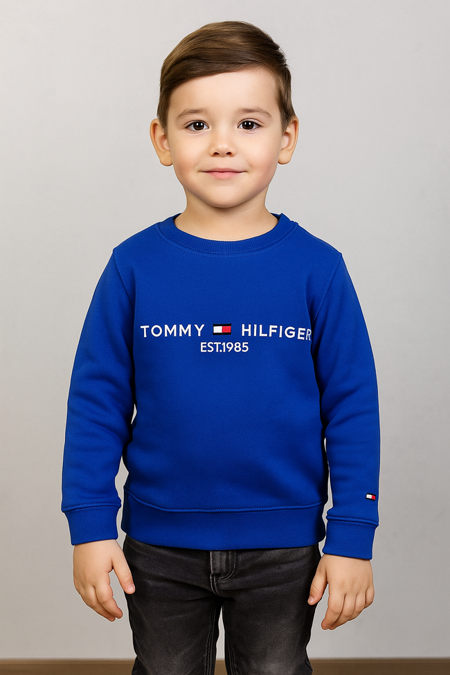 TH Flex Logo Embroidered Sweatshirt - Royal blue