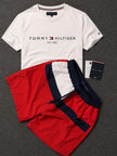Tommy T Shirt With Swim Shorts Set