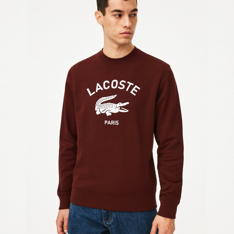 LCST Paris Alligator Sweatshirt - Burgundy