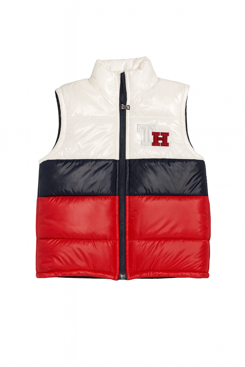 Tommy Kids Puffer Gillet - Colorblock