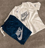 Nk Swoosh Twin Sets White/Navy