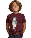 Polo Bear Tee Burgendy