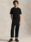RL Small Pony Embroidered T Shirt - Black