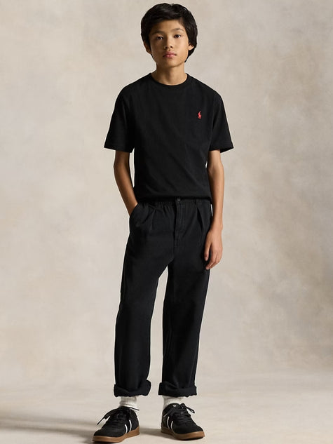 RL Small Pony Embroidered T Shirt - Black