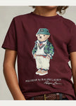 Polo Bear Tee Burgendy