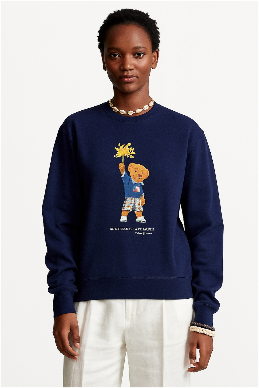 POLO Bear Women's Sweatshirt - Navy Blue