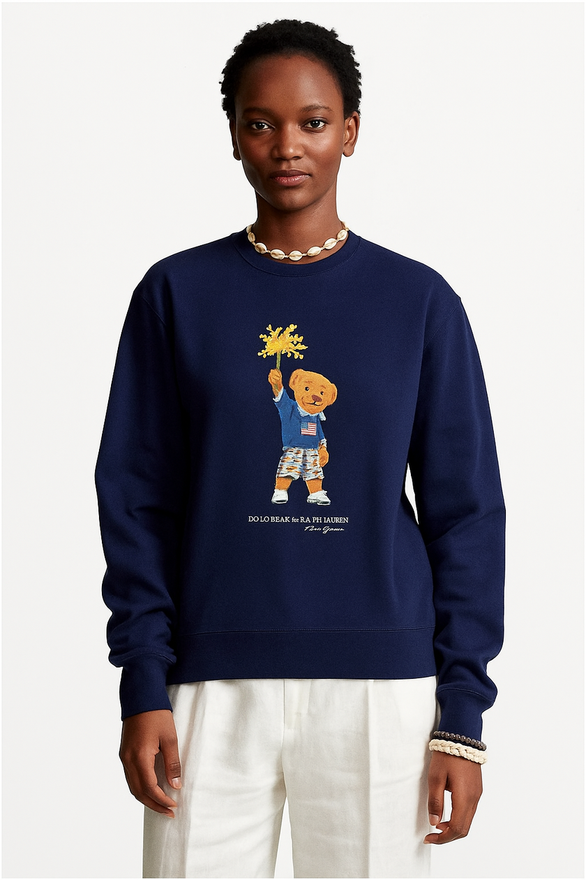 POLO Bear Women's Sweatshirt - Navy Blue