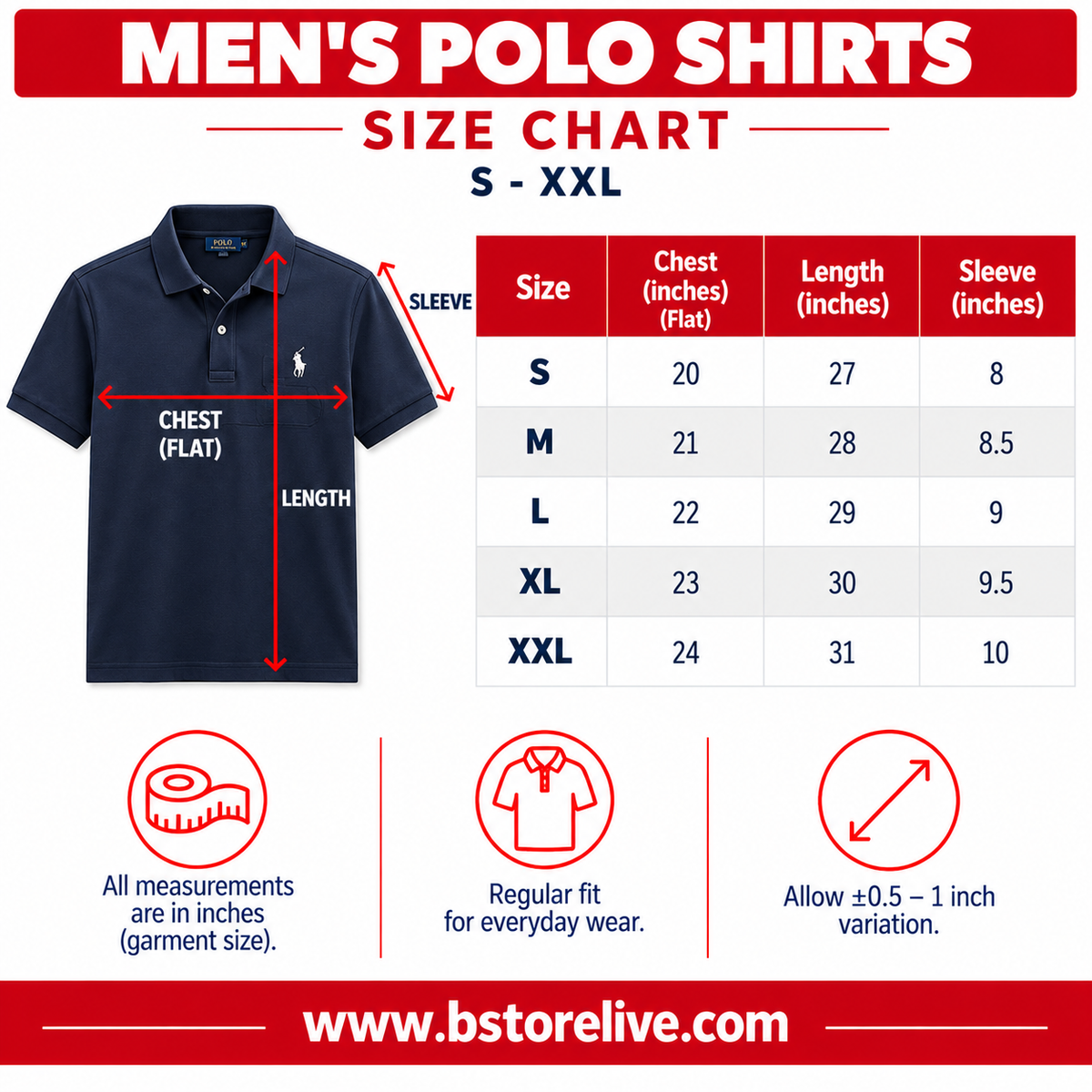 Lacoste Solid Polo Tee - Black
