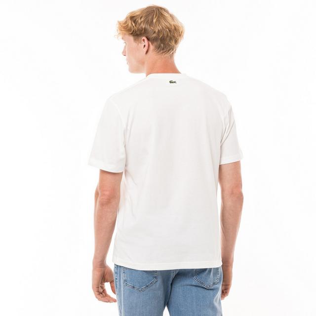 Lacoste Paris Logo Tee - White - Brand Store