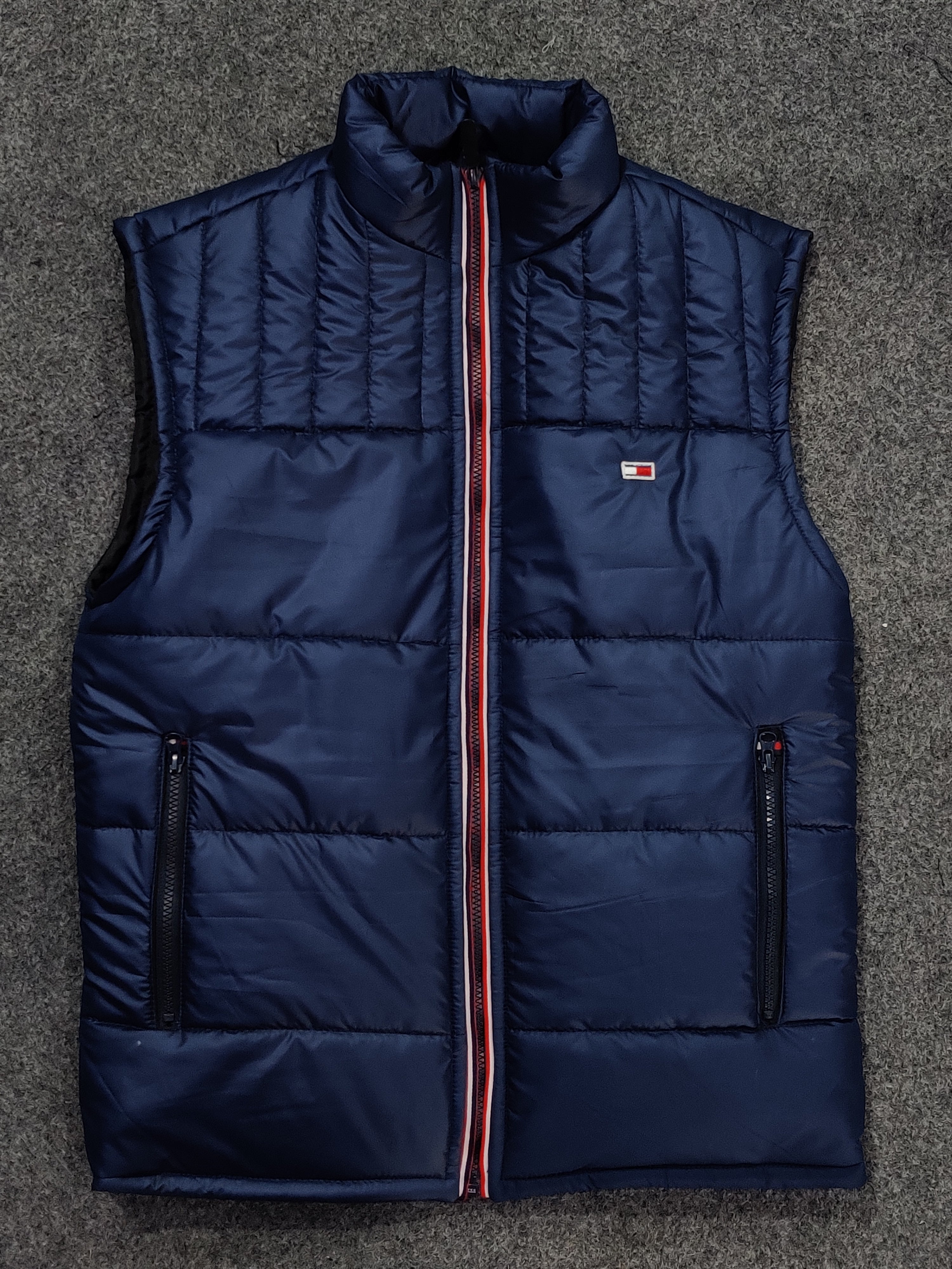 Tommy Sleeveless Puffer Gillet - Navy Blue