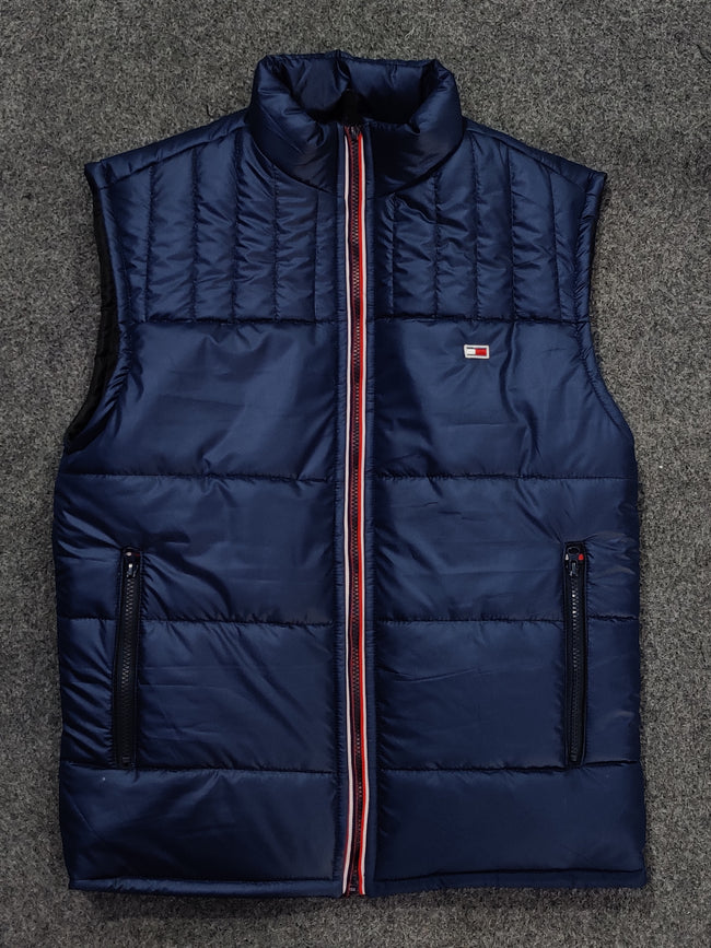 Tommy Sleeveless Puffer Gillet - Navy Blue