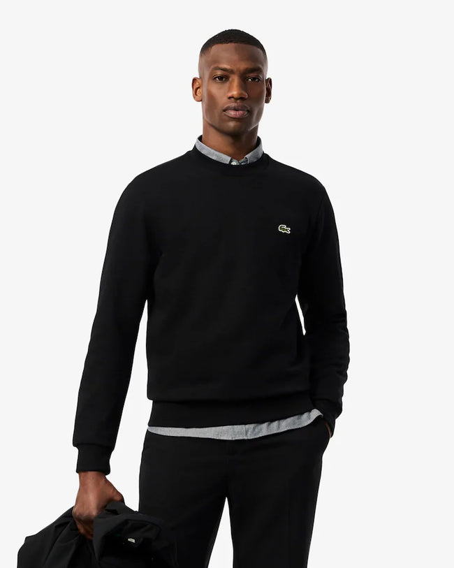 Lacoste Solid Sweatshirt - Black