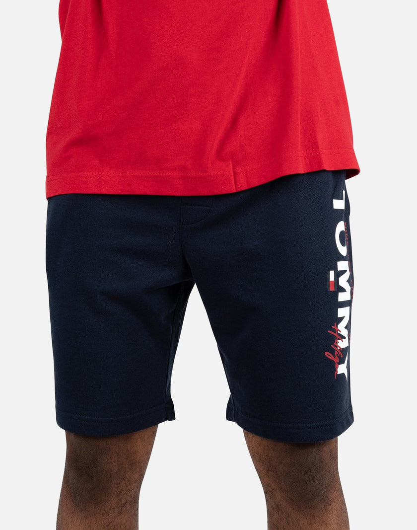 Tommy Bold Logo Shorts - Navy - Brand Store