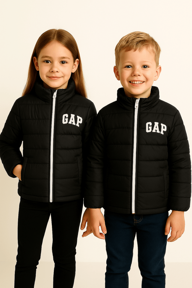GAP Kids Puffer Jacket - Black