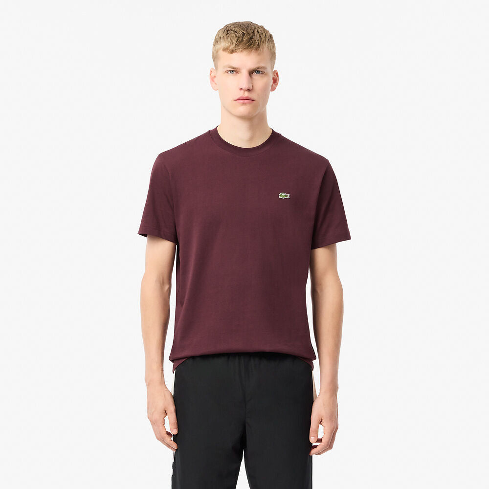 Lacoste Solid Tee - Burgendy - Brand Store