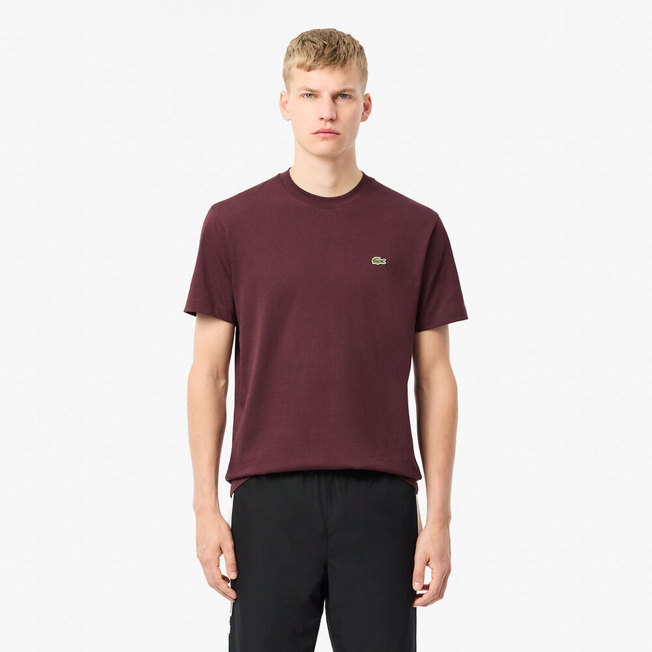Lacoste Solid Tee - Burgendy - Brand Store