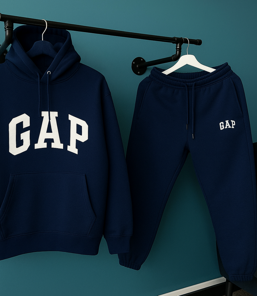 G.A.P Pullover Tracksuit - Navy Blue