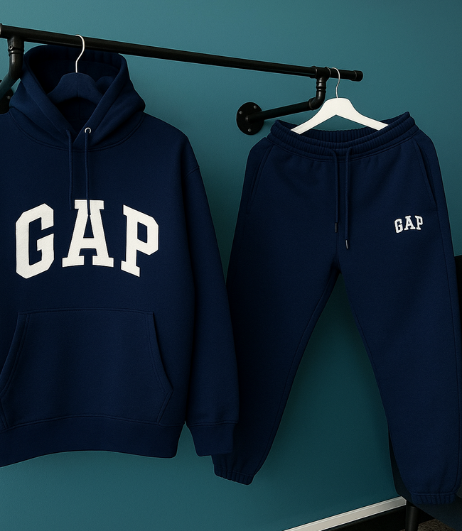 G.A.P Pullover Tracksuit - Navy Blue
