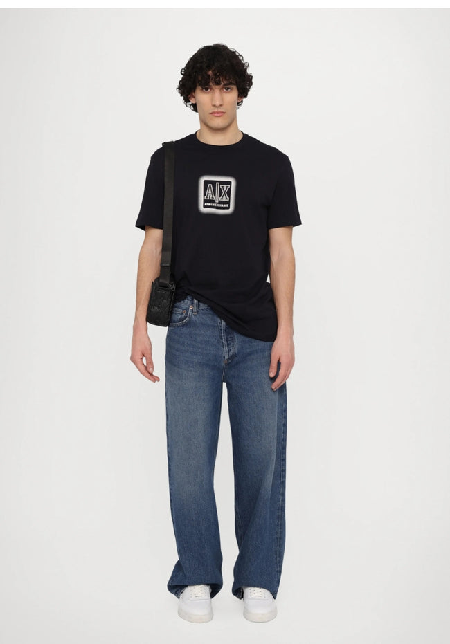 A|X Mid Logo Tee - Black - Brand Store