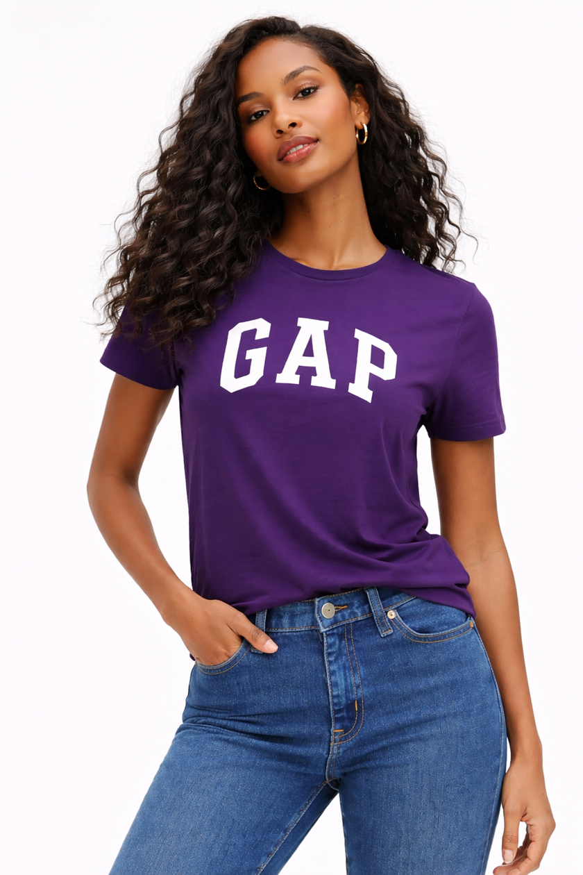 Gap Arch Logo Tee - Purple