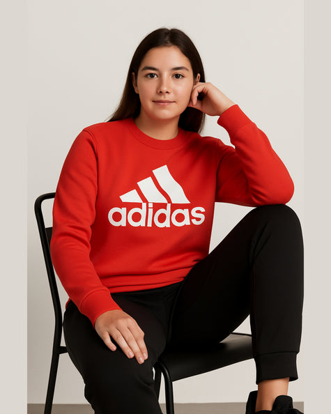 ADI Triangle Logo Sweatshirt - Red