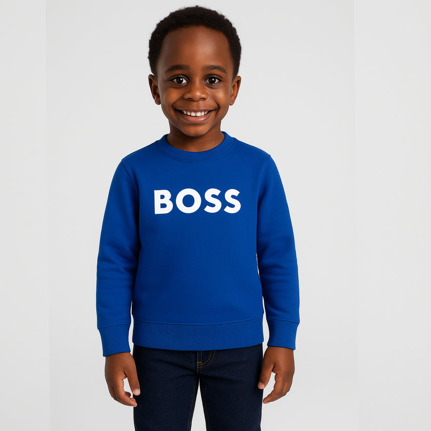BOSS Sweatshirt Unisex - Royal Blue