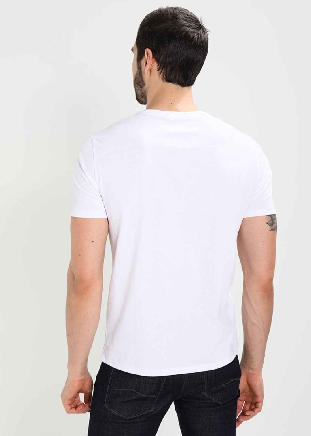 Armani Exchange Basic Logo Tee - White