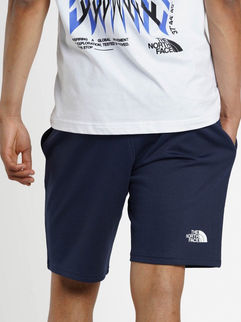 TNF Classic Logo Terry Shorts - Navy - Brand Store