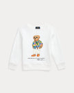 Polo Beach Bear kids Sweatshirt - White - Brand Store