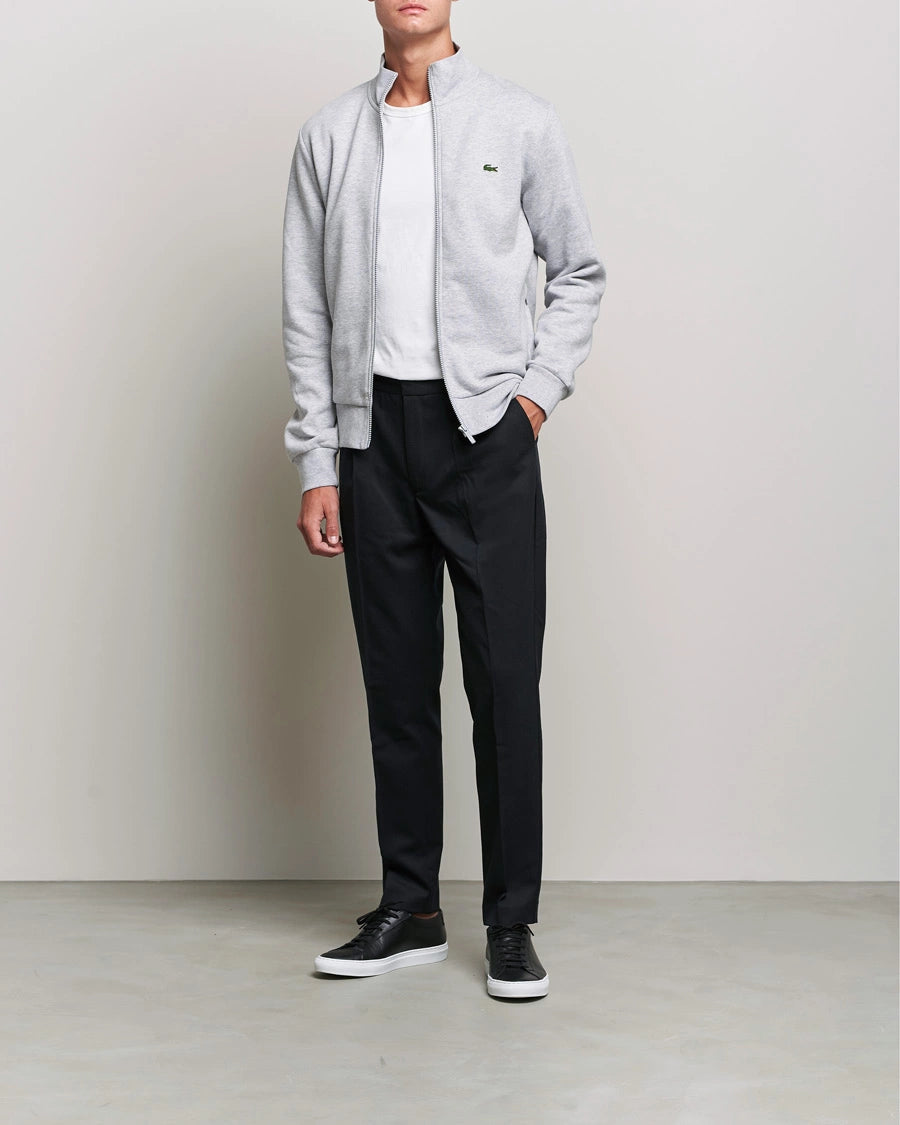 Lacoste Mockneck Full Zipper - Grey