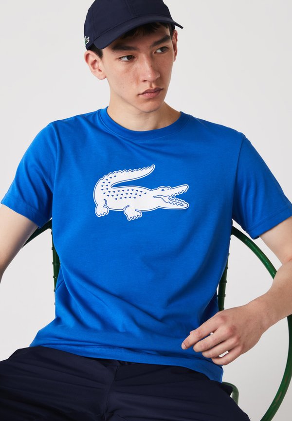 Lacoste Crocodile Logo Tee - Royal Blue