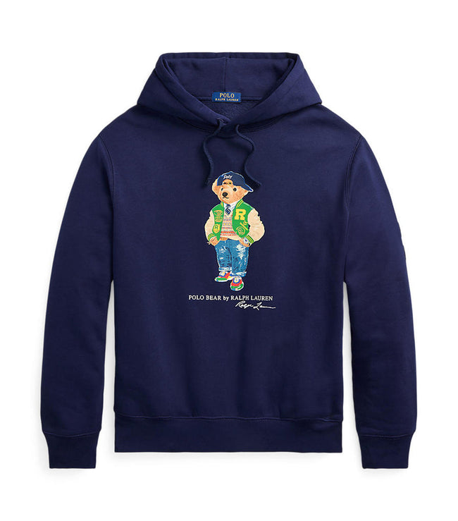 Polo Bear Hoodie - Navy Blue - Brand Store