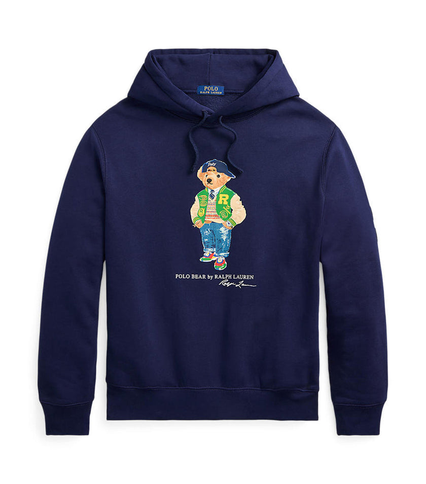 Polo Bear Hoodie - Navy Blue - Brand Store