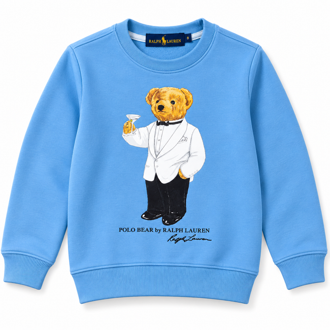 Polo Bear Sweatshirt - Sky Blue