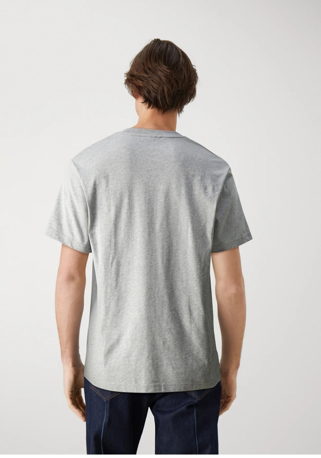 Lacoste Solid Tee - Heather Gray - Brand Store