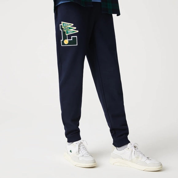 Lacoste Tannis Patched Jogger Trouser - Navy