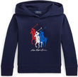 POLO Triple Pony Hoodie  - Navy Blue