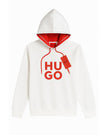 H.U.G.O Pullover Hoodie - White