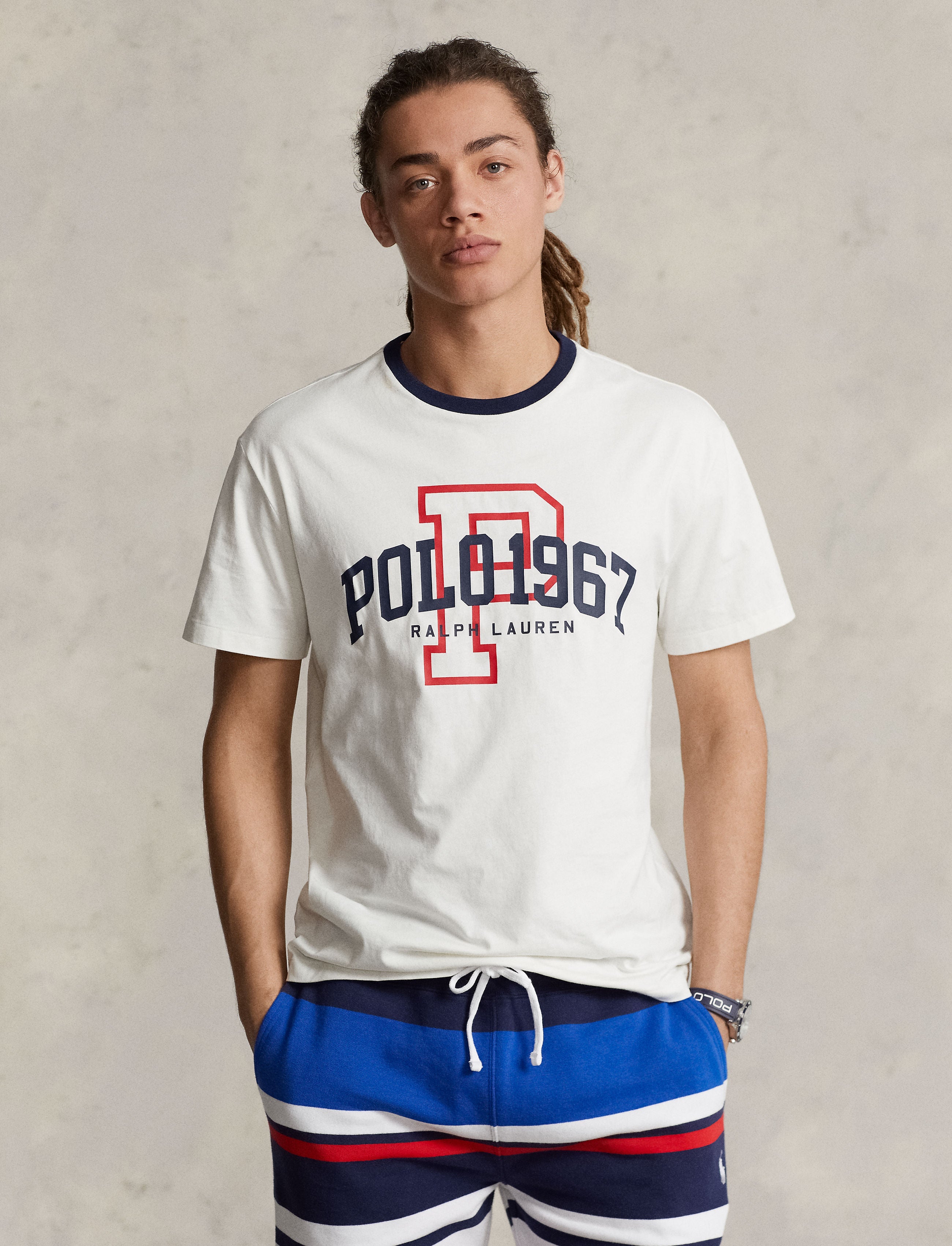 POLO 1967 Logo T Shirt White - Brand Store