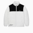 LACST Colorblock Puffer Jacket - White/Black