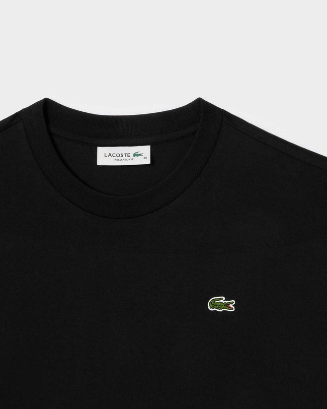 Lacoste Logo Tee - Black - Brand Store