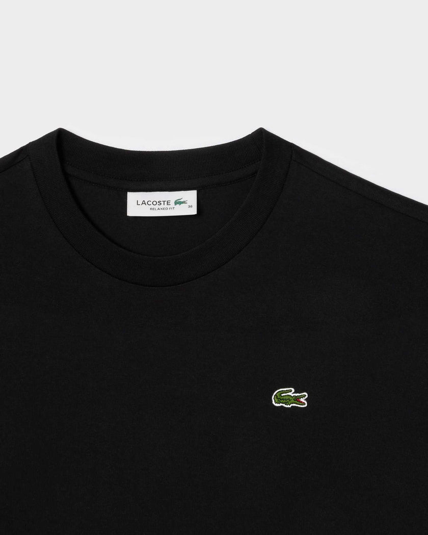 Lacoste Logo Tee - Black - Brand Store