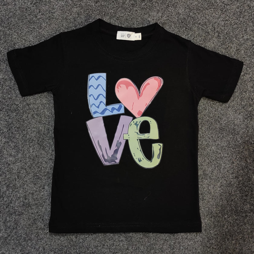 Gap Love Girls Tee - Black - Brand Store