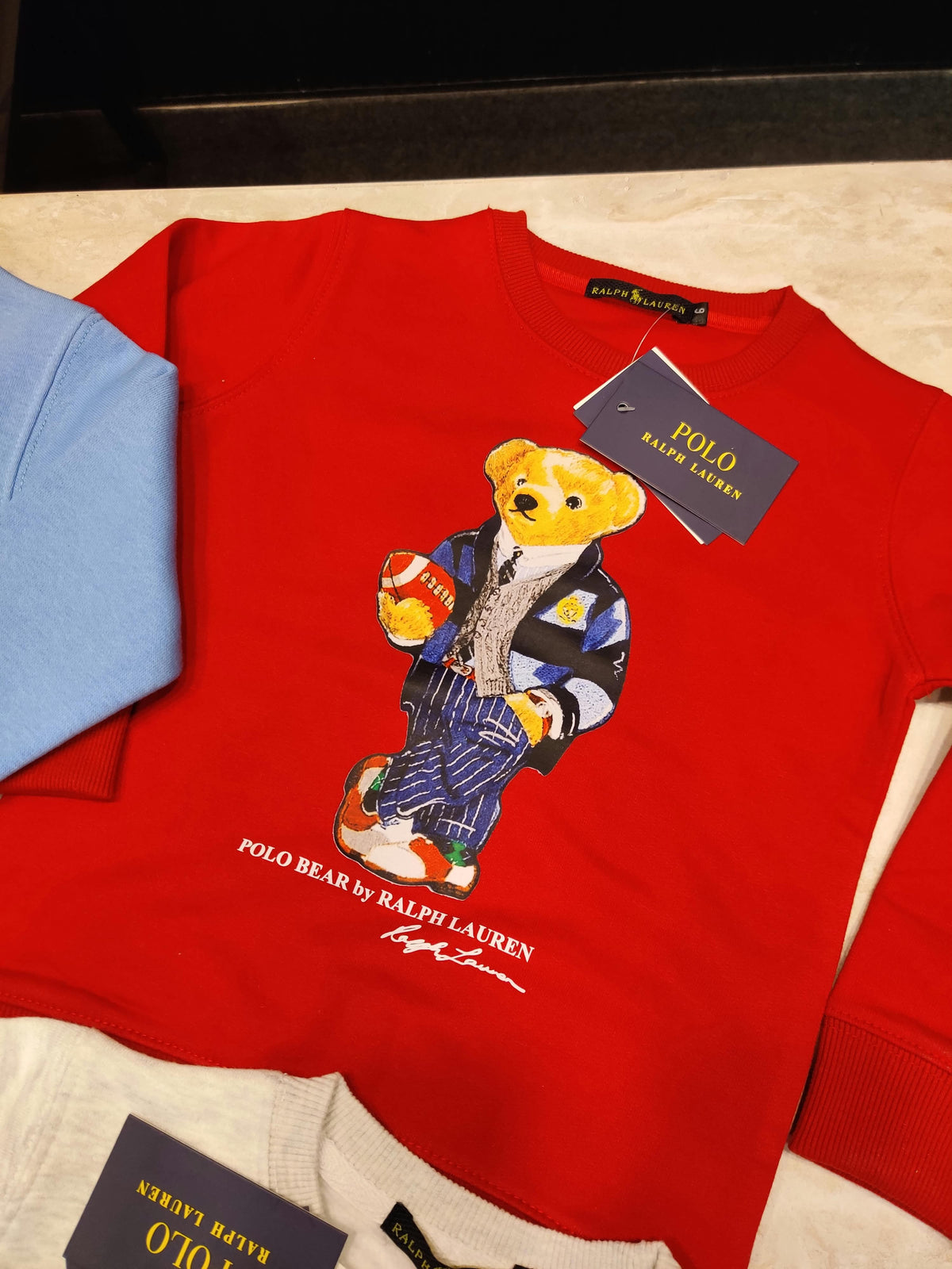 Polo Bear Sweatshirt - Red