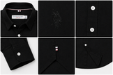 USPA Black Casual Shirt